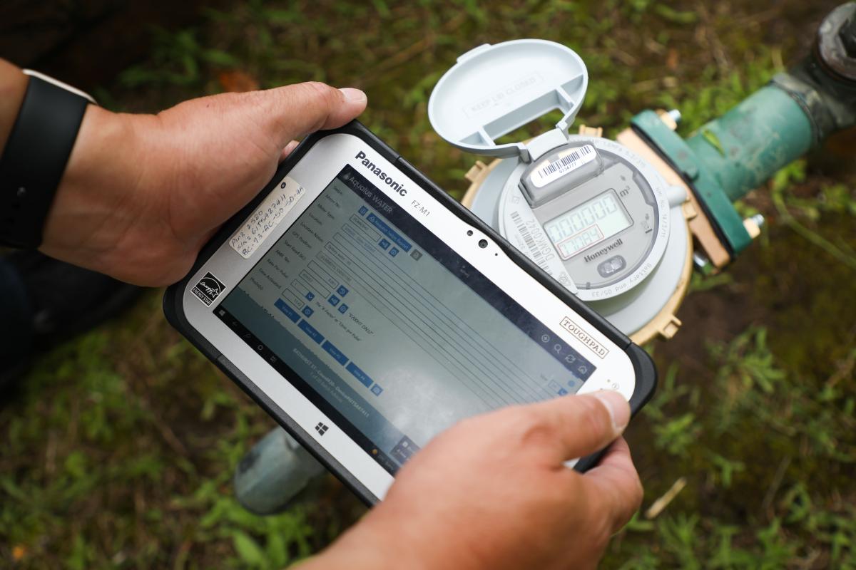 Taggle Smart Water Meter installation
