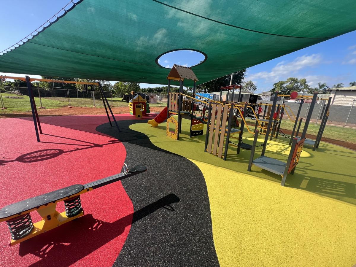New playground at NAC (facing North-East)