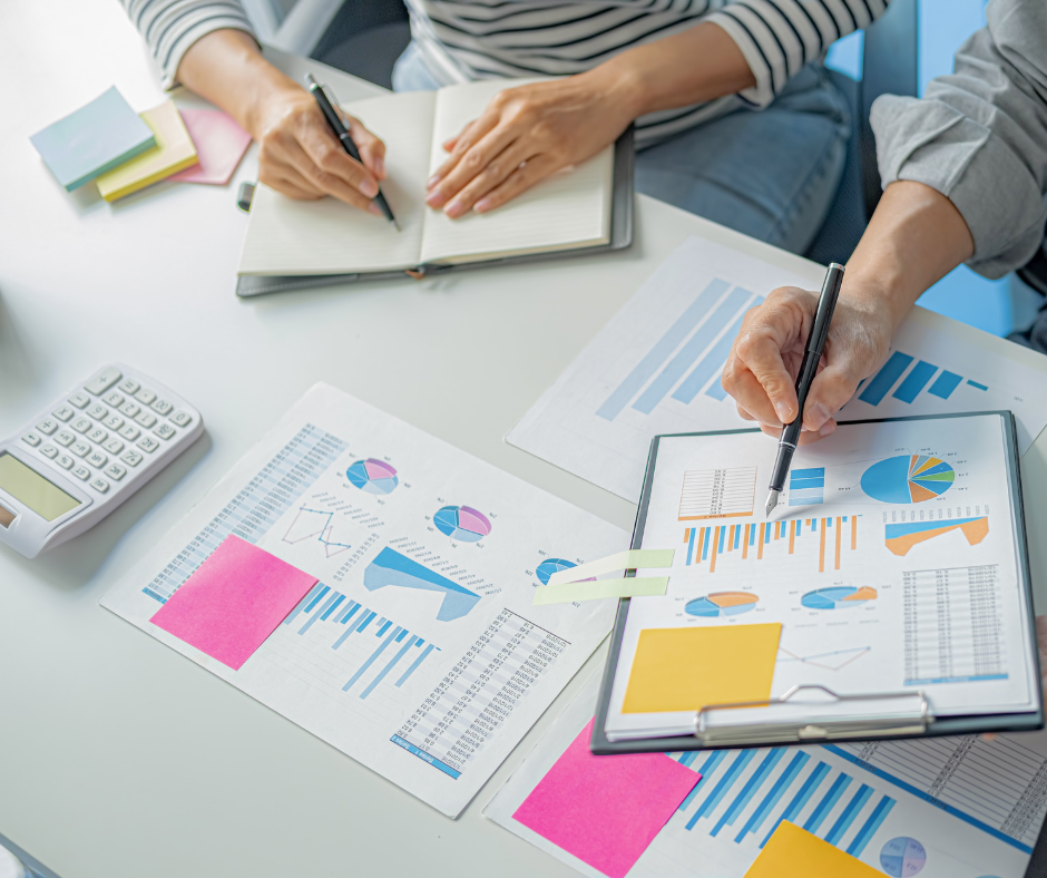 Spreadsheet stock image