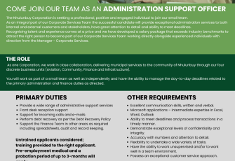 Administration Officer 2026