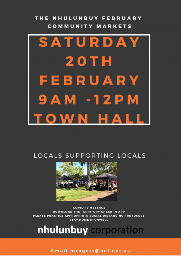 February Markets Poster