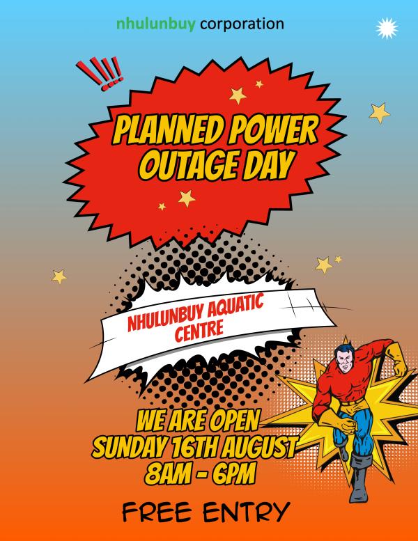 16th August Planned Power Outage