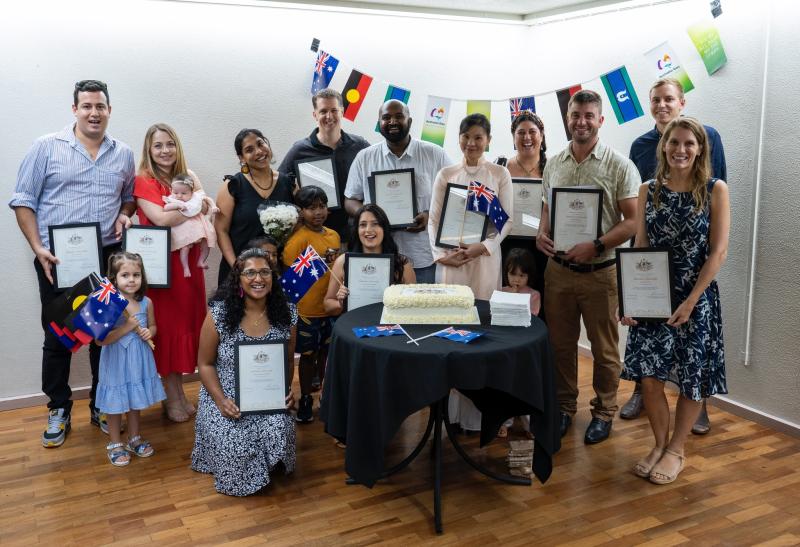 Australia Day 2023 new citizens photo