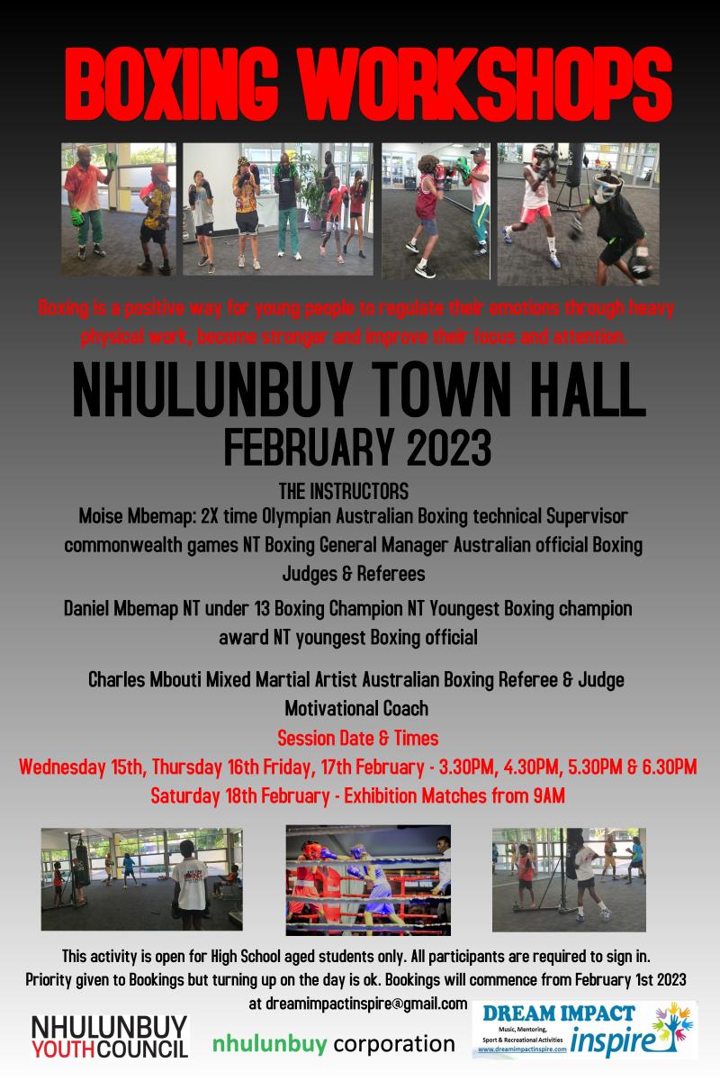 Boxing Workshops - Feb 15-17 2023