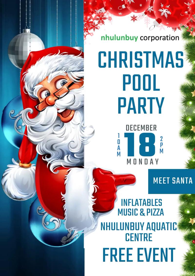 Christmas Pool Party