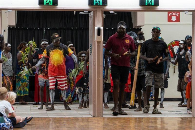NT Finalist photo 2023 - Start of Bungul into Town Hall