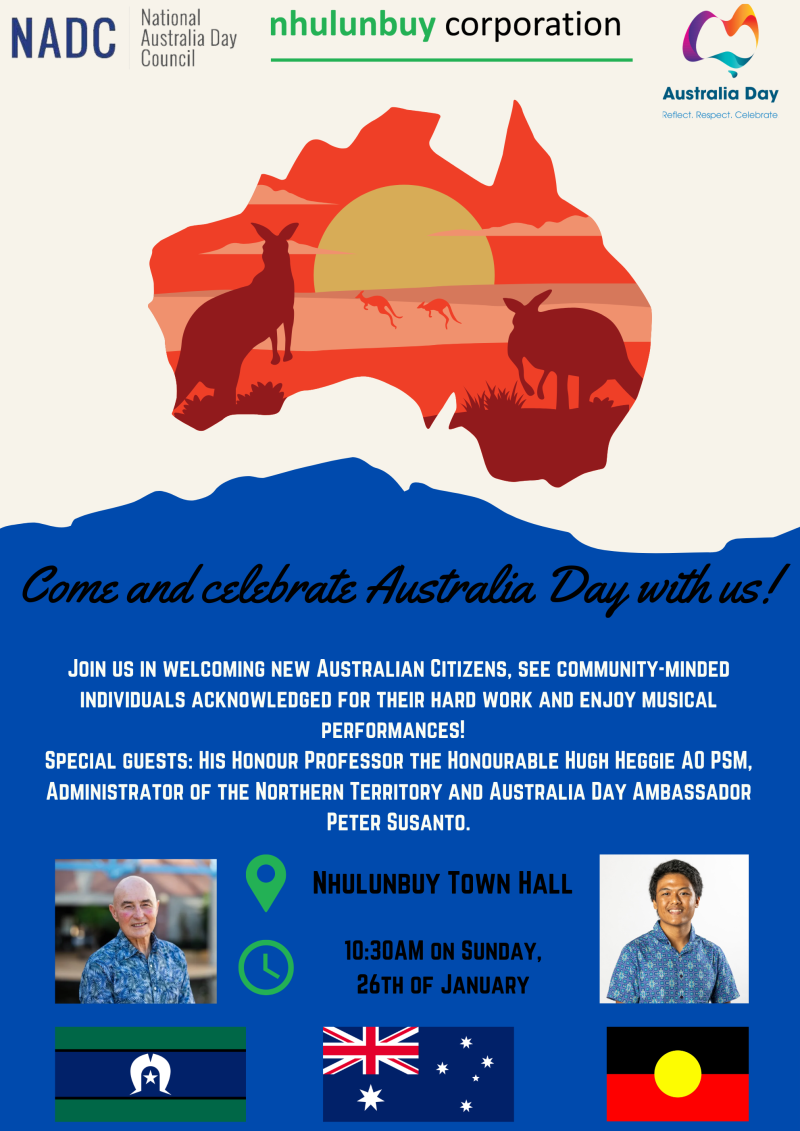 Australia Day 2025 poster