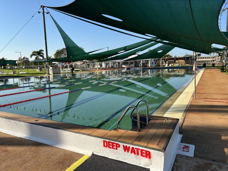 Deep end of Nhulunbuy Aquatic Centre
