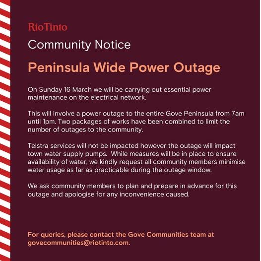 Power Outage - March